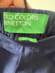 Pantaloni din in Benetton - Img 3