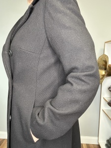 Palton negru de la Sisley – mărimea 46 (M–L) - Img 4