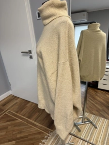 Pulover oversize Zara cu alpaca și lână – mărimea S - Img 4