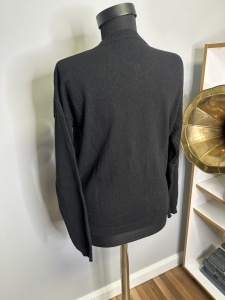 Cardigan negru lână și cașmir – mărimea L - Img 3