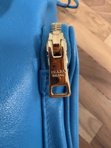 Geantă Prada Tote / Bucket Bag – albastru intens - Img 3