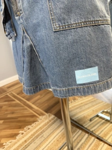 Rochie-sarafan Calvin Klein Jeans din denim – mărimea S - Img 2