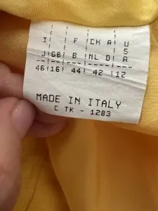 Rochie Galbenă din In de Înaltă Calitate - S - - Img 6