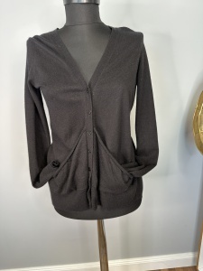Cardigan negru - S -