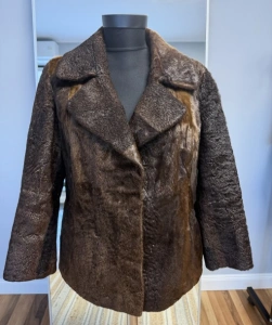 Haină vintage din blană naturală – mărimea S