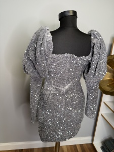 Rochie din catifea cu paiete – nouă cu etichetă - Img 2