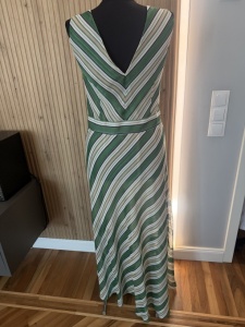 Rochie maxi cu dungi verzi - Img 3