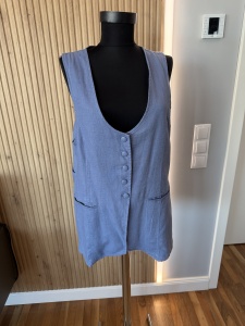 Vestă mix de in – mărimea L