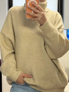 Pulover oversize Zara cu alpaca și lână – mărimea S - Img 2