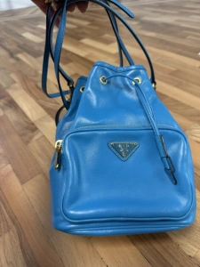 Geantă Prada Tote / Bucket Bag – albastru intens