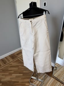 Pantaloni Esprit din in