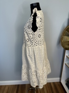 Rochie din Bumbac Bej - L-40 - - Img 2