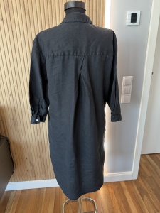 Rochie neagră din in – mărimea S - Img 4