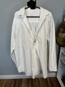 Cǎmașǎ alba cu broderie - XL -