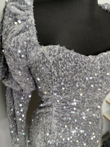 Rochie din catifea cu paiete – nouă cu etichetă - Img 3