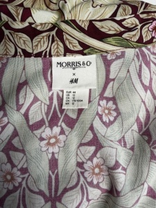 Rochie maxi Morris & Co. x H&M cu imprimeu botanic – mărimea 44 - Img 4