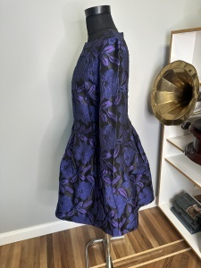 Rochie mov din brocart – mărimea S - Img 4