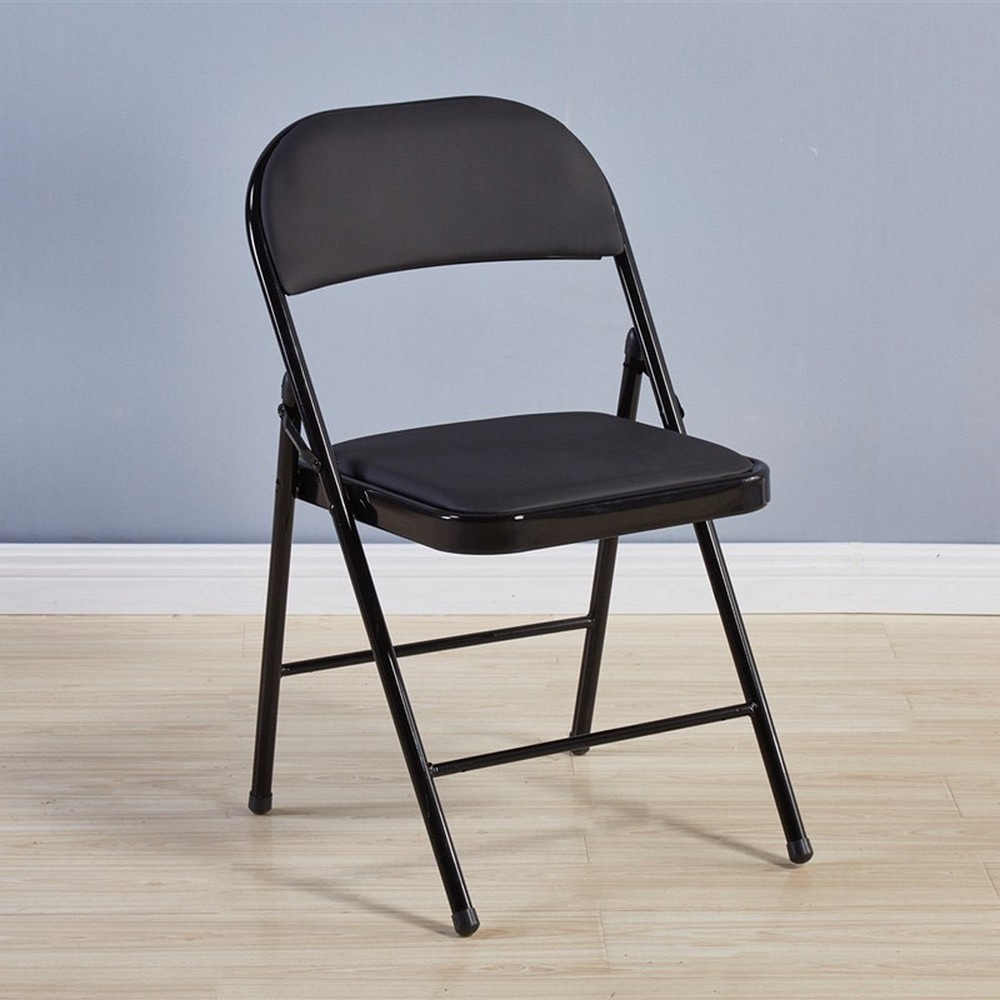 Scaun pliabil pentru living, bucatarie si camping HouseXL™ Black