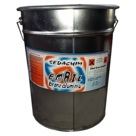 Email Bronz Aluminiu 20 l pentru acoperisuri, Argintiu crom