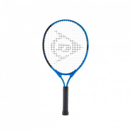 Racheta de tenis pentru copii Dunlop™ FX JR 21 PRO, Din aluminiu, Lungime 53.3 cm, 4-6 ani, Albastru