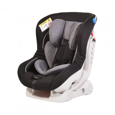 Scaun Auto NOVOKIDS™ Aegis Plus, Transformabil in scoica auto, 0-18 kg, Spatar reglabil 4 trepte, Omologare R-129 i-Size, Centura in 5 puncte, Husa detasabila, Negru