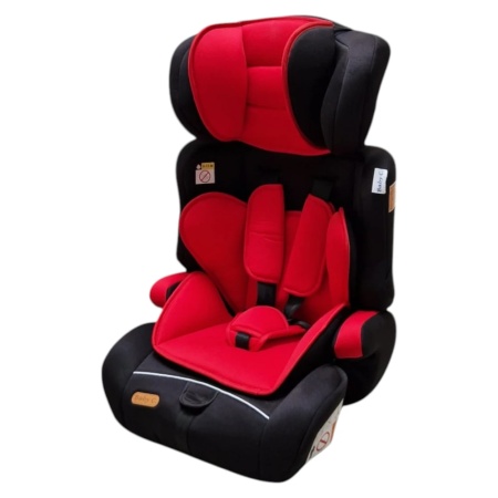 Scaun Auto 2 in 1 pentru copii Baby Care™ HC01, Transformabil in inaltator auto, 9-36 kg, Omologare R129 i-Size, Spatar detasabil, Sistem de prindere in centura de siguranta, Husa detasabila, Rosu