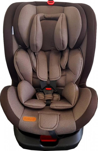 Scaun Auto cu Isofix Baby Care™ Motion Seat, Rotire 360°, 0-36 kg, Tetiera reglabila, Omologare R-129 i-Size, Transformabil in scoica auto, Centura in 5 puncte, Maron