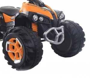 ATV-Electric-cu-acumulator-pentru-copii-NOVOKIDS-Mountain-Rider-Cu-telecomanda-Faruri-luminoase-fata-spate-3-8-ani-max-30-kg-12V-Mp3USB-2-Viteze-Lungime-103-cm-2-motoare-Portocaliu-cu-Negru_1