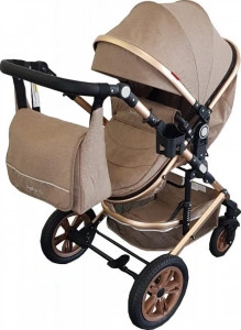 Carucior-nou-nascuti-3-in-1-Baby-Care-PRO-530-Cu-geanta-bebe-Cadru-Aluminiu-Gold-Amortizoare-Roti-din-cauciuc-plin-AVE-Landou-Scoica-auto-Spatar-reglabil-3-trepte-Plasa-insecte-Maron-Gold_1