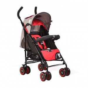Carucior-sport-tip-umbrela-NOVOKIDS-Jerry-Spatar-reglabil-2-trepte-Cadru-metalic-Tapiserie-de-calitate-Amortizoare-Frana-picior-Pliabil-Rosu_2