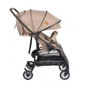 Carucior-sport-ultracompact-pentru-copii-NOVOKIDS-London-PRO-Transformabil-in-troller-Spatar-reglabil-in-3-trepte-Pozitie-somn-Roti-transparente-Crem_3
