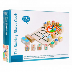 Ceas-puzzle-3D-tip-Montessori-din-lemn-masiv-NOVOKIDS-Learning-Clock-18-piese-Cu-forme-geometrice-si-Numere-Materiale-Eco-Multicolor_3