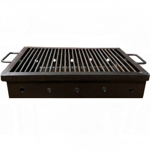 Gratar-de-Gradina-Traditional-din-Fier-Realizat-Manual-picioare-detasabile-60-X-40-X-71-CM-Tabla-2-mm-sarma-grill-8mm-Negru