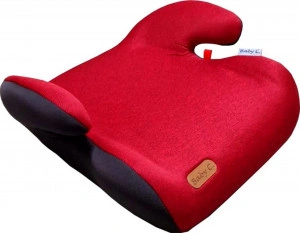 Inaltator auto cu manere Baby Care™ PRO,15-36 kilograme, 3 ani-12 ani, Sistem de prindere in centura de siguranta, Omologare R-129 i-Size, Husa detasabila si lavabila, Rosu