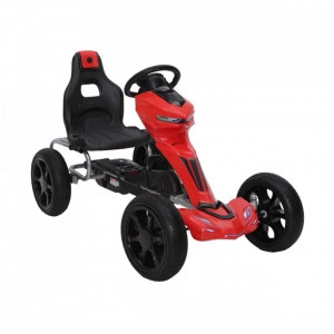 Kart-cu-pedale-pentru-copii-NOVOKIDS-Hot-Racer-PRO-5-12-ani-Maxim-50-kg-123-cm-lungime-Carena-Structura-metalica-Frana-de-mana-Functie-FreeWheel-Scaun-Ajustabil-Mers-cu-spatele-Rosu_1