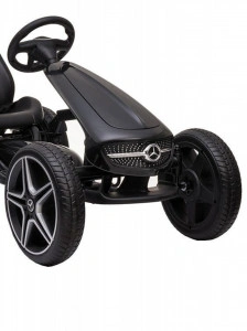 Kart-cu-pedale-pentru-copii-NOVOKIDS-Mercedes-Benz-Kart-PRO-Cu-claxon-si-melodii-Carena-Structura-metalica-Frana-de-mana-Functie-FreeWheel-Scaun-Ajustabil-Mers-cu-spatele-Negru_2