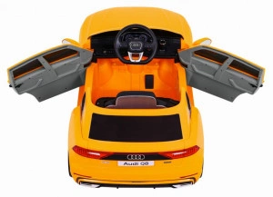 Masinuta-Electrica-cu-acumulator-pentru-copii-NOVOKIDS-Audi-Q8-Lift-Roti-din-Cauciuc-EVA-3-8-ani-Usi-cu-deschidere-Baterie12V-2-Viteze-lungime-109-cm-2-motoare-390-W-Portocaliu-Gold_4