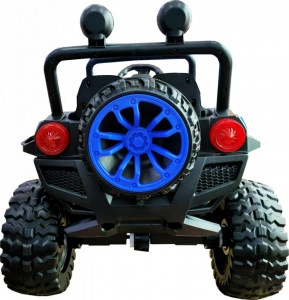 Masinuta-Electrica-cu-acumulator-pentru-copii-NOVOKIDS-M-Buggy-UTV-Cu-faruri-luminoase-Roti-din-cauciuc-EVA-Telecomanda-3-9-ani-max-30-kg-12V-Mp3USB-2-Viteze-Lungime-138-cm-Model-Offroad-Albastru