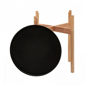 Masuta-cafea-rotunda-cu-blat-detasabil-HouseXL-B-Wood-Coffe-Tray-Table-Din-lemn-masiv-Diametru-46-cm-Blat-metalic-transformabil-in-tava-servire-Inaltime-52-cm-Natur
