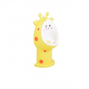 Olita-copii-tip-Pisoar-NOVOKIDSÂª-Funny-Giraffe-Cu-morisca-Vas-detasabil-Atasabila-la-peretele-baii-Model-Girafa-Galben_1