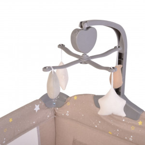 Patut-pliant-transformabil-in-tarc-copii-NOVOKIDS-Onceuponatime-NEST-62X125-cm-2-Niveluri-Jucarie-Carusel-muzical-Fermoar-acces-lateral-Bej_4