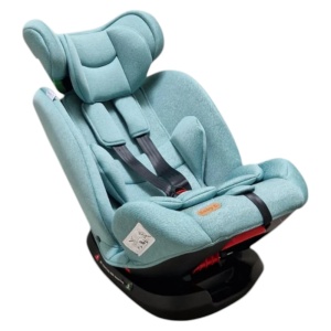 Scaun Auto Baby Care™ BS16P, Transformabil in scoica auto, Omologare R-129 i-Size, 0-36 kg, Spatar reglabil in 4 trepte, Sistem de prindere in centura de siguranta, Husa detasabila, Verde Turquoise - Img 3