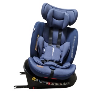 Scaun Auto cu Isofix Baby Care™ BS10P, Cu rotire 360 grade, Omologare R-129 i-Size, 0-36 kg, Tetiera reglabila, Transformabil in scoica auto, Sistem de prindere in centura de siguranta, Husa detasabila, Albastru - Img 4