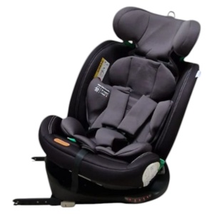 Scaun Auto cu Isofix Baby Care™ HD18, Cu rotire 360 grade, Omologare R-129 i-Size, 0-36 kg, Tetiera reglabila, Transformabil in scoica auto, Sistem de prindere in centura de siguranta, Husa detasabila, Negru - Img 3