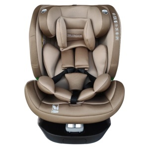 Scaun auto ISOFIX rotativ 360 NOVOKIDS Splendor HD-18 R129 i-Size 40-150 cm Bej Crem