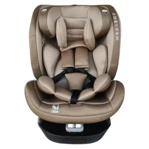 Scaun auto ISOFIX rotativ 360 NOVOKIDS Splendor HD-18 R129 i-Size 40-150 cm Bej Crem