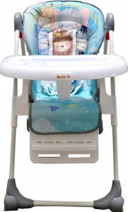 Scaun-de-masa-pentru-copii-si-bebe-Baby-Care-CC-reglabil-in-3-trepte-Pliabil-Centura-de-siguranta-Sezut-comfortabil-Masuta-detasabila-Pozitie-somn-Cosulet-de-depozitare-Model-Animalute-Albastru_3