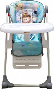 Scaun-de-masa-pentru-copii-si-bebe-Baby-Care-CC-reglabil-in-3-trepte-Pliabil-Centura-de-siguranta-Sezut-comfortabil-Masuta-detasabila-Pozitie-somn-Cosulet-de-depozitare-Model-Animalute-Albastru_3