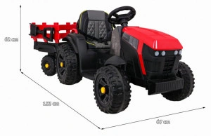 Tractor-Electric-XXL-cu-acumulator-pentru-copii-NOVOKIDS-Super-Tytan-Farmer-Cu-remorca-Melodii-si-USB-3-8-ani-Baterie12V-2-Viteze-lungime-153-cm-Lumini-Rosu_1