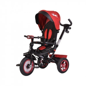 Tricicleta-cu-copertina-detasabila-NOVOKIDS-Jockey-Trike-Cu-far-luminos-si-melodii-Roti-gonflabile-din-cauciuc-Rotire-360-grade-Cadru-metalic-Dimensiuni-120X54X100-cm-Rosu-2
